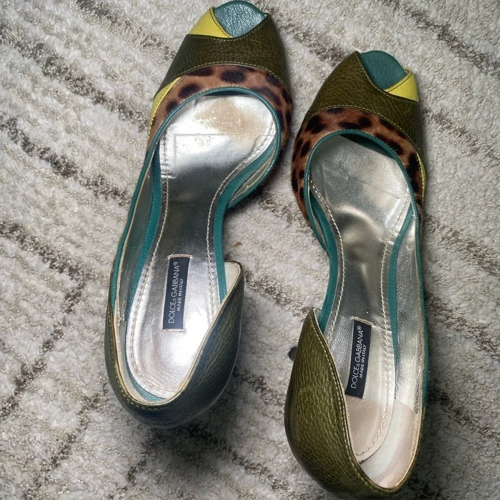Dolce & Gabbana Multi-Color Heels EU size 39